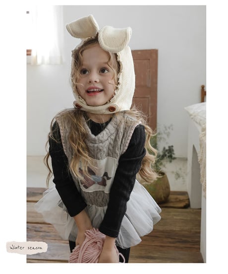 予約 FLO Winter rabbit hat