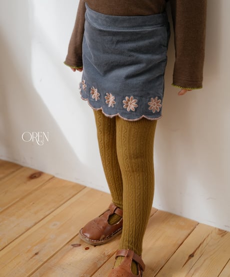 予約 OREN Bella Embroidered Culotte Pants