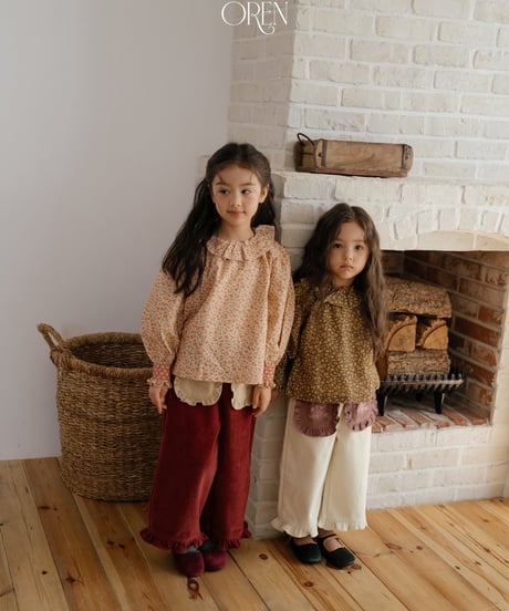 予約 OREN Naomi Frill Corduroy Pants
