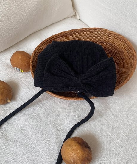 予約 bebeholic May Ribbon Bonnet
