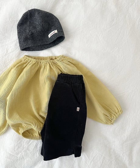 予約minirobe Golden Capri Pants