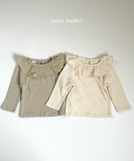 予約 mimi market Liz collar Tee