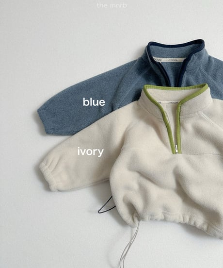予約minirobe Two-ton fleece half-up