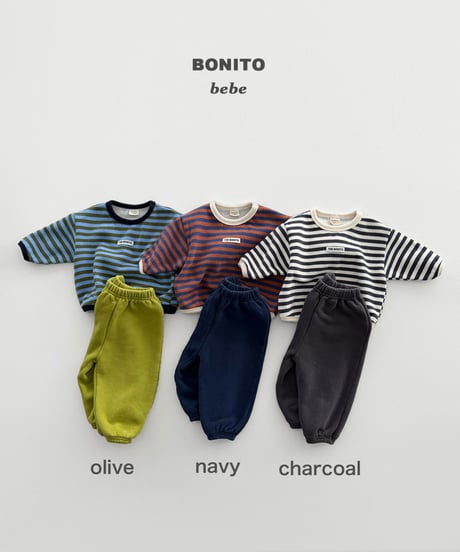 予約bonito Baby Irene Jogger set