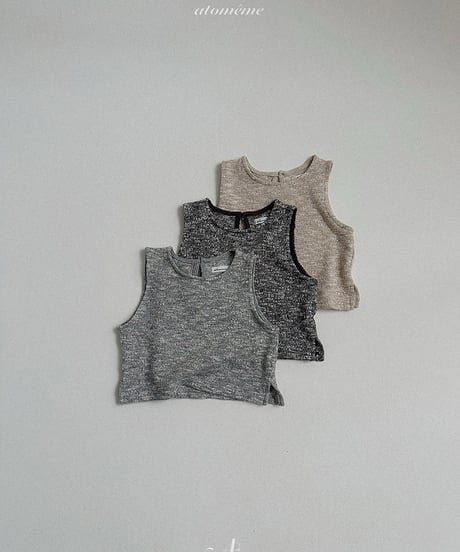 予約 atomeme Nut Wool vest