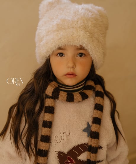 予約 OREN Cat Faux Fur Beanie