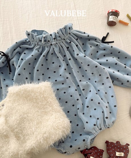 予約 valubebe Dot ribbon suit