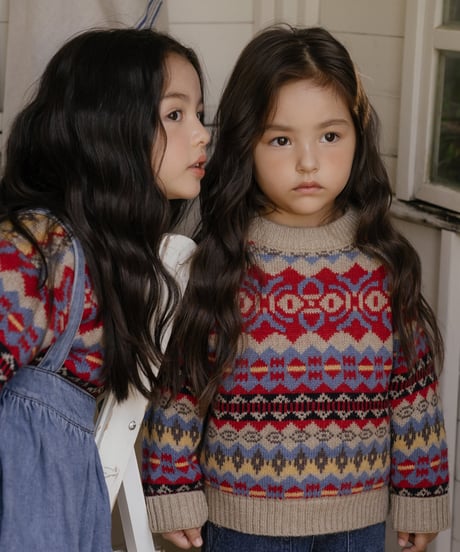 予約 OREN Adeline Multi Wool Knit(ママとお揃い)