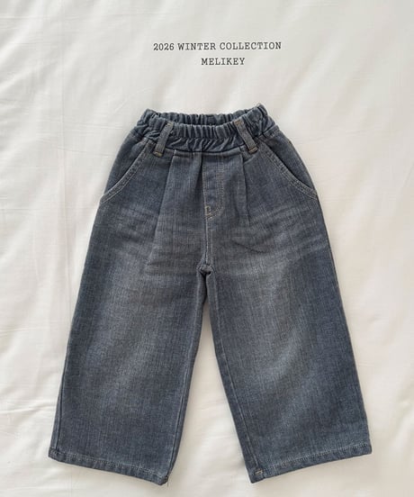 予約 melikey Twill velvet denim