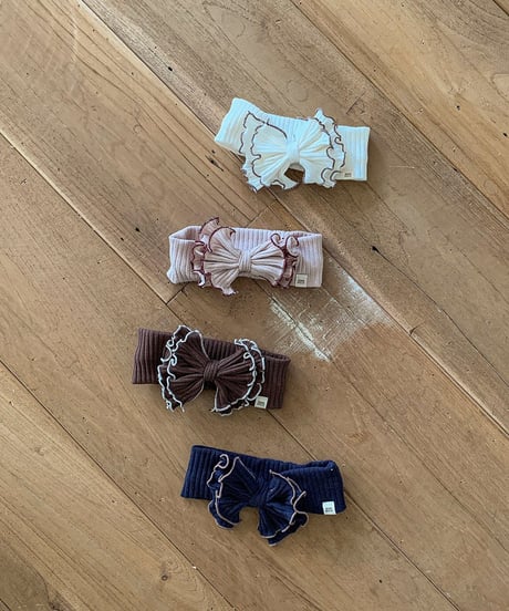 予約 bebeholic Caramel hair band