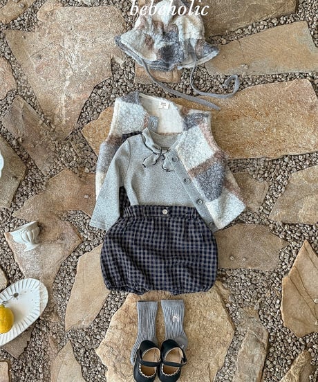 予約 bebeholic Kuku suspender suit