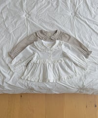 予約 ninibello Wendy's collar blouse