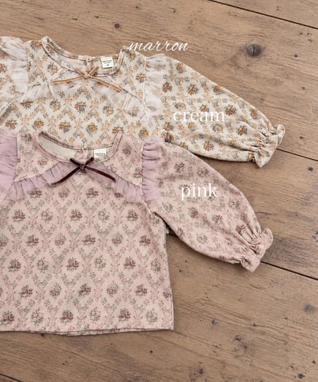 予約 marron Lemon blouse