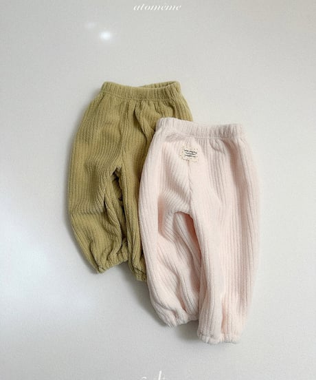 予約 atomeme Buttering fleece pants