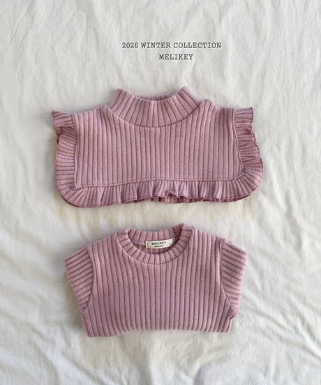 予約 melikey Cape frill Tee
