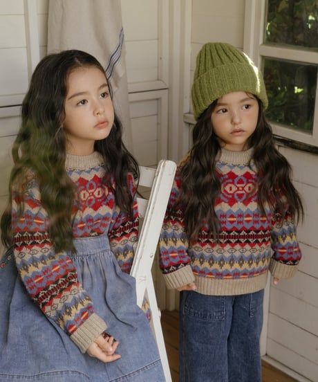 予約 OREN Adeline Multi Wool Knit(ママとお揃い)