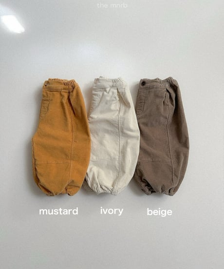 予約minirobe Winter Pitch Jogger Pants