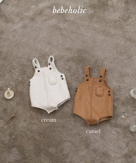 予約 bebeholic Moose suspender suit