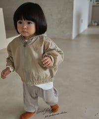 予約 NORMALPLAY Dove-shirring Zip-up