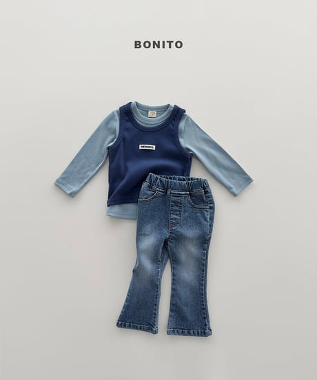 予約 bonito Boot cut spande pants