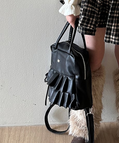 予約Elly Molly Square frill bag