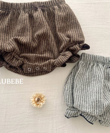 予約 valubebe Herringbone frill pumpkin pants