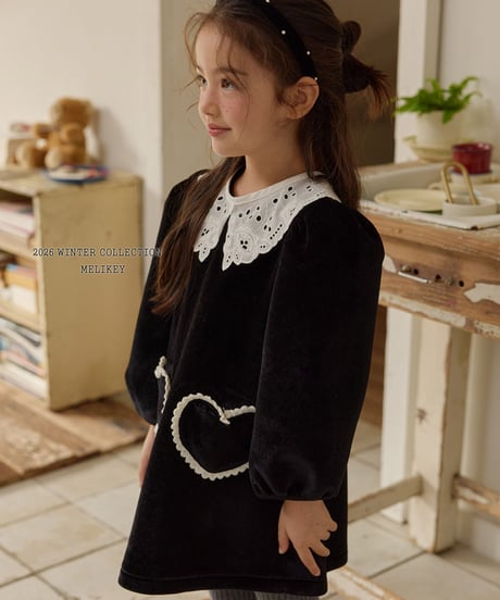 予約 melikey lace collar