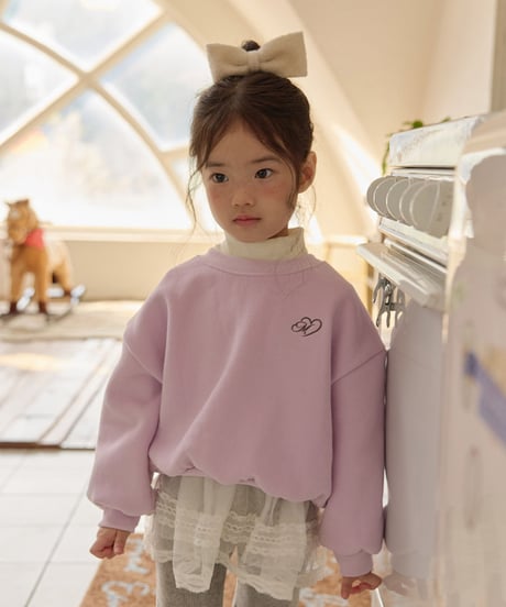 予約 melikey Pom Pom Charpril neck tee