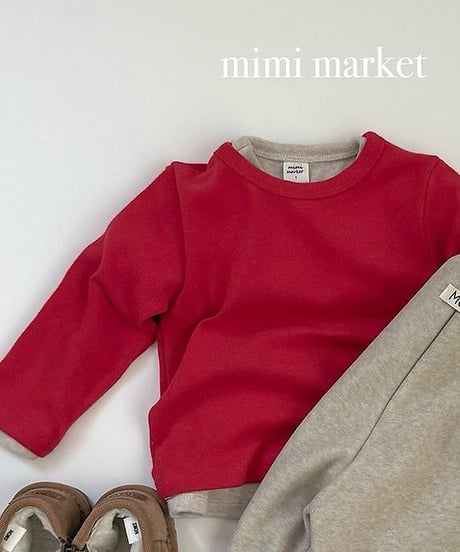 予約 mimi market Peach rappa tee