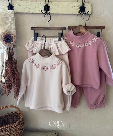 予約 OREN Ambre Frill Two-Piece Set