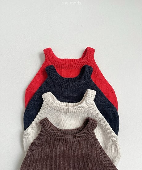 予約minirobe Holter neck knit