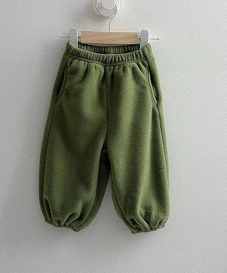 予約minirobe Teddy jogger pants
