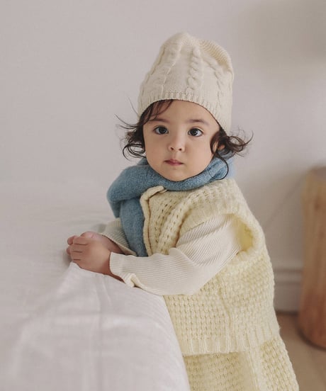予約 ONU Dotom knit vest