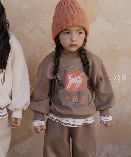 予約 OREN Romy Garden Fleece-Lined Two-Piece Set