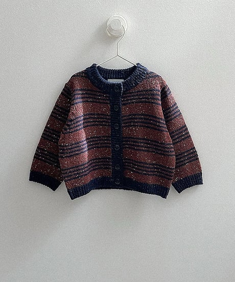 予約minirobe Line cardigan