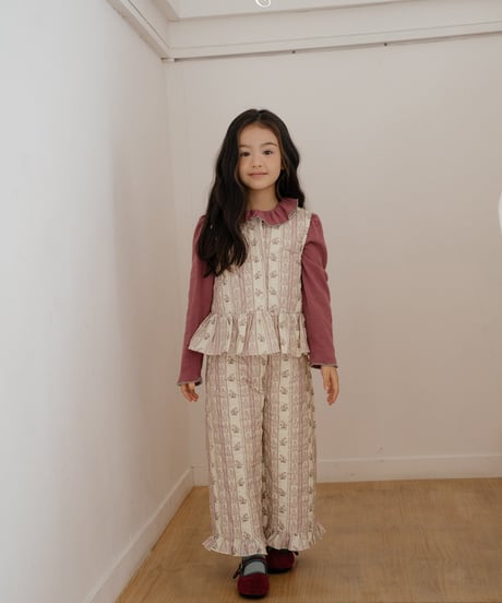 予約 OREN Groot Reversible Quilted Vest & Pants Set