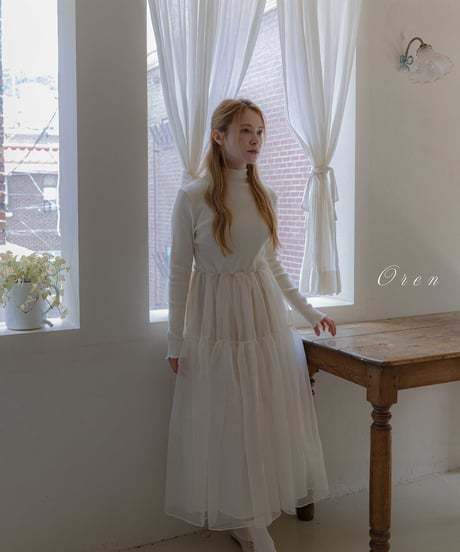 予約 OREN Sevrine Organza Dress(ママとお揃い)