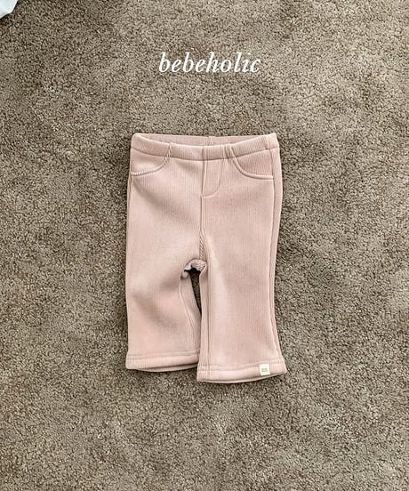 予約 bebeholic Basil golji boots cut pants