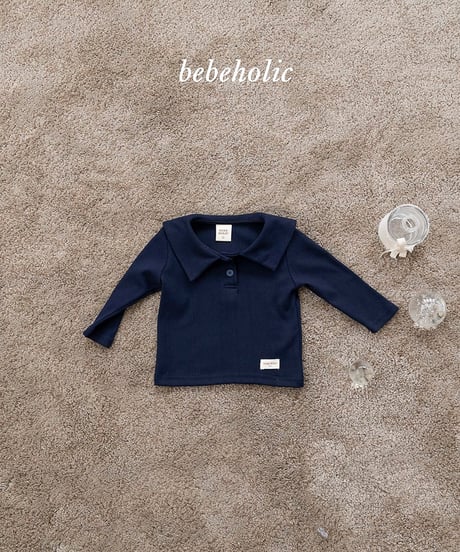 予約 bebeholic Wind collar Tee