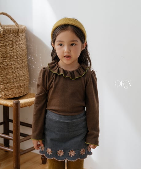 予約 OREN Bella Embroidered Culotte Pants