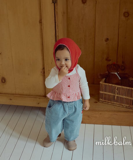 予約milkbalm Candy check bustier