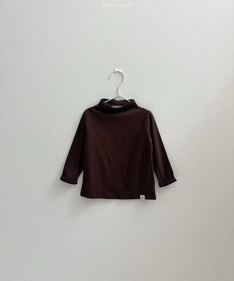 予約minirobe Blossom Half-Neck Tee