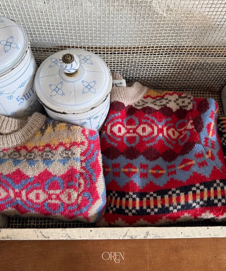 予約 OREN Adeline Multi Wool Knit(ママとお揃い)