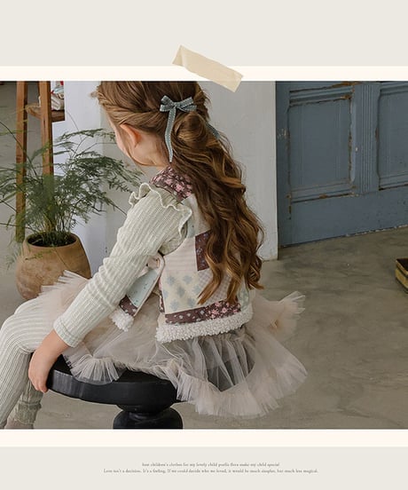予約 FLO Blanc vest