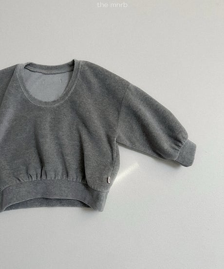 予約minirobe Beloia U-neck man-to-man