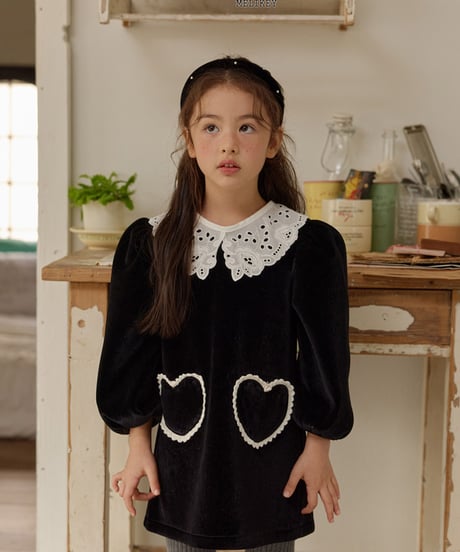 予約 melikey lace collar