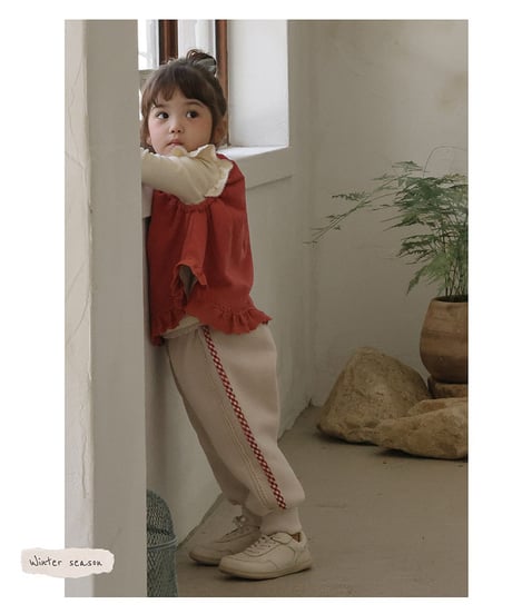 予約 FLO Olive pants