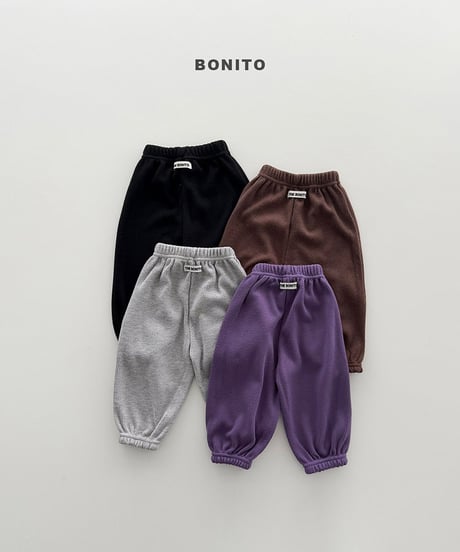予約 bonito Jogger pants