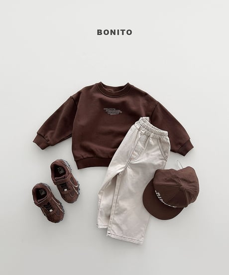 予約 bonito Stitched cotton pants