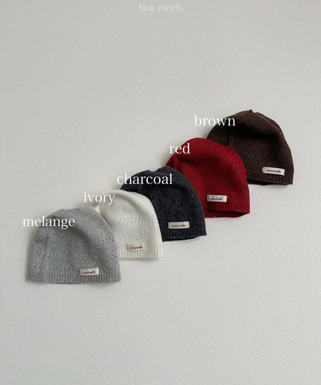 予約minirobe Heart beanie